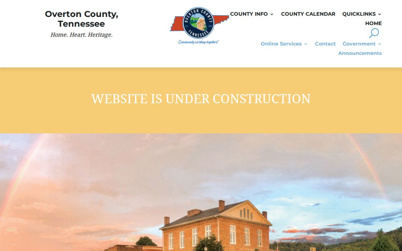 Overton County warrant inquiry routing and county officials directory
